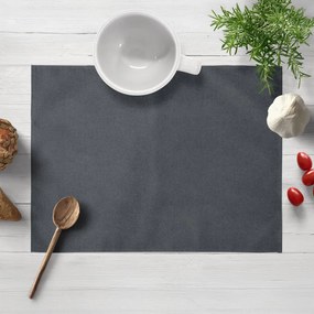Biante Prestieranie na stôl/imitácia brúsenej kože Alcantara ALC-016 Antracitovo sivé 30x40 cm