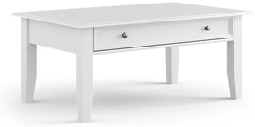 Konferenčný stolík so zásuvkou Belluno Elegante 1 - biela