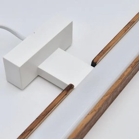 Brilagi-LED Kúpeľňové osvetlenie zrkadla WOODY MIRROR LED/15W/230V IP44 dub/biela