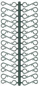 VILDE Háčiky na vianočné ozdoby 3,5 cm, zelené (plastové), 60ks