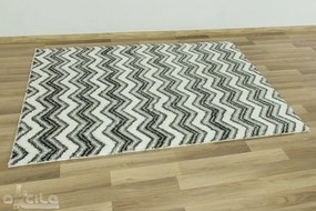 Koberec Onyx 5172 Cik cak bielý