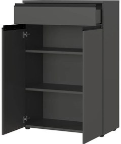 Antracitová skrinka 81x120 cm Bedano – Germania