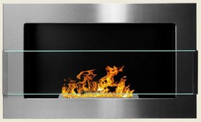 Závesný biokrb na stenu EOS NEREZ SO SKLOM 65x40x12