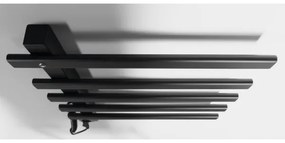 Sapho - Elektrický sušiak na uteráky ELCOR 63W/230V 48x52 cm matná čierna