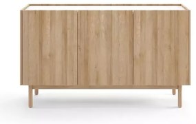 Komoda Boho La 144x83 cm dub riviéra/bílý mramor