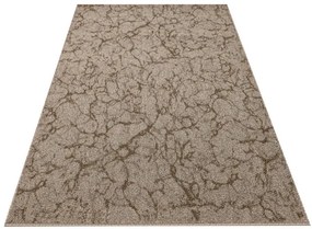Metrážny koberec Marble 90 mramor, hnedý / béžový