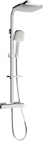 Mexen - CQ33 sprchový set s termostatickou batériou cube, chrómová 772503395-00