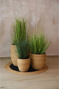 Interiérový kvetináč MASTELLO, ratan, 24x24 cm, natur