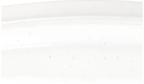 LED stropné svietidlo Brilliant Farica Starry 36W 3600lm 3000K biele s diaľkovým ovládaním