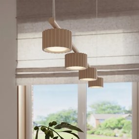 Sollux SL.2697 - Závesný luster AURA na lankách 4xGX53/10W/230V krémový