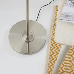 Endon 94359 - Stojacia lampa HIGHCLERE 3xE14/40W/230V béžová/lesklý chróm