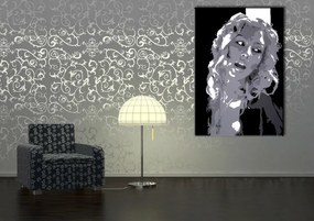 Ručne maľovaný POP Christina Aguilera | rôzne rozmery