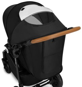 Lionelo - Športový kočík NATT Čierny Onyx