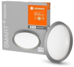 LEDVANCE Chytré LED stropné osvetlenie SMART WIFI ORBIS PLATE, 24W, teplá biela-studená biela, 43cm, okrúhle,