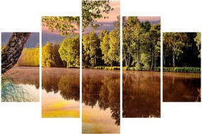 Obraz - Za riekou (150x105 cm)