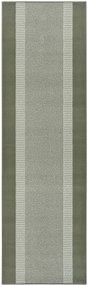 Behúň Basic 105487 Green, 80x450, zelená, chodba / predsieň, Hanse Home