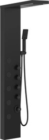 Mexen Lando sprchový panel, čierny - 7611-04-70