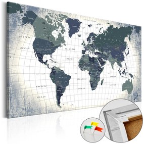 Artgeist Obraz na korku - Structure of the World [Cork Map] Veľkosť: 120x80