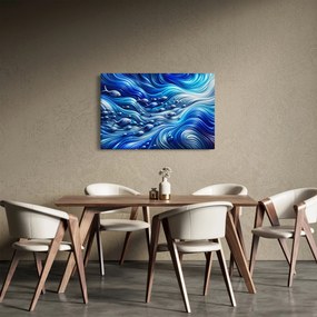Obraz – Ryby vo vlnách (90x60 cm)