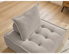 Béžové ženilkové kreslo Elisa – Bobochic Paris