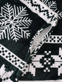 Francúzske obliečky mikroplyš Exclusive – Vianoce zelené