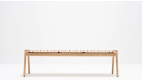 Biela/v prírodnej farbe lavica Klupa - Gazzda