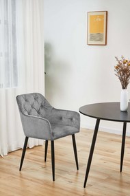 Set 2ks jedálenských stoličiek Satya (sivá). Vlastná spoľahlivá doprava až k Vám domov. 1071234