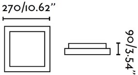 FARO 62968 - Stropné svietidlo TOLA 1 1xE27/20W/230V