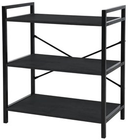 Regál Modesto 31365A(W80) čierna 3T