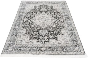 TA Koberec Isphahan 84486/698 Antracit/Silv Rozmer: 80x220 cm