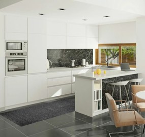 Vopi, Behúň na mieru Color Shaggy šedý, šíre 40 cm, šedá, obývacia izba