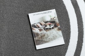 Okrúhly koberec HAMPTON Lux sivý