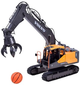 Veľký bager VOLVO 3 v 1 na diaľkové ovládanie - 3 hroty RC0495