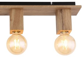 Globo 15655-4D - Stropné svietidlo ERNA 4xE27/60W/230V