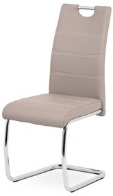 BONTEC Jedálenská stolička, čierna, ekokoža, HC-481 BK Farba: Béžová
