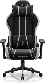Látková herná stolička čierno-béžová Diablo X-One 2.0 Camel Black Small