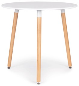 Moderný drevený stôl, 80x74,5 cm