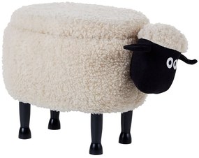 Zvieracia stolička s úložným priestorom béžová SHEEP Beliani