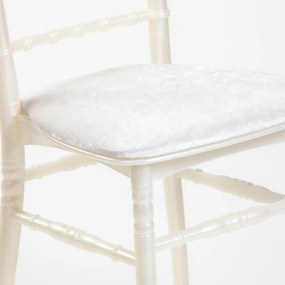 CHIAVARI PLASTIC PLASTOVÁ SVADOBNÁ STOLIČKA white