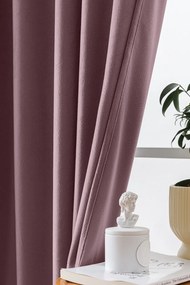 Svetlo fialový zatemňovací záves VELVET 140x270 cm Zavesenie: Riasiaca páska