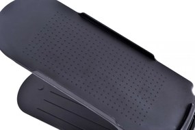 Nastaviteľný organizér na topánky Rex čierny