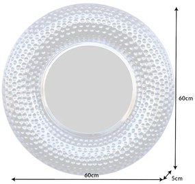 Nástenné zrkadlo Alijah 60 cm strieborné