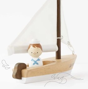 Le Toy Van - Drevená plachetnica s kapitánom buk