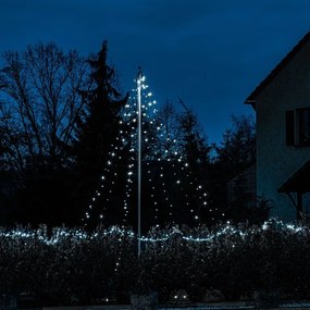 VOLTRONIC Svetelná reťaz v tvare kužeľa 360LED studená biela