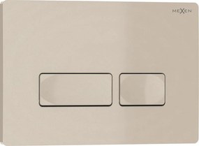 Mexen Tex 04, splachovacie tlačidlo, béžová, 6104-07