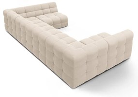 Béžová rohová pohovka (do "U") Kendal – Micadoni