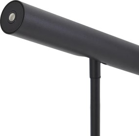 Moderná stolná lampa čierna vrátane LED s dotykovým stmievačom - Neva