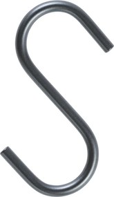 Závesný oceľový háčik v striebornej farbe S-Hook – LIND DNA