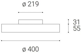 LED2 ROTO 40, W 33-40+8 2700K/3200K/4000K 1234051