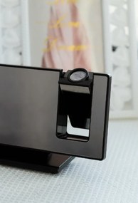 Zrkadlové digitálne hodiny so stojanom